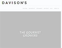 Tablet Screenshot of davisoncanners.com